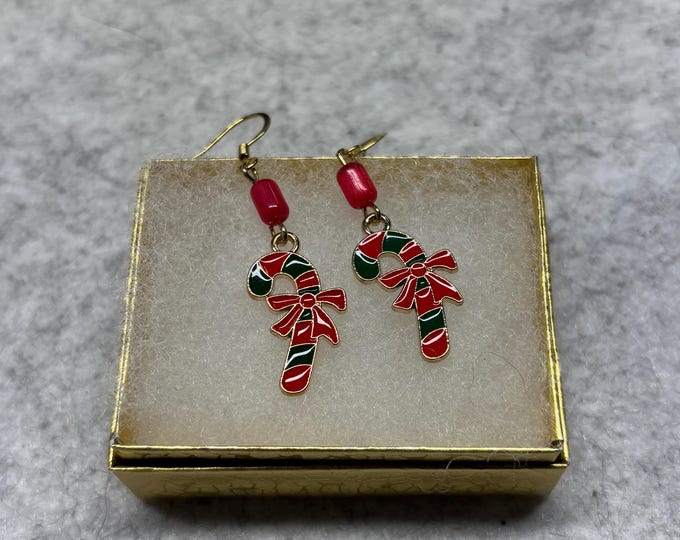 Christmas Earrings | Holiday Earrings | Christmas Earrings | Candy Cane |