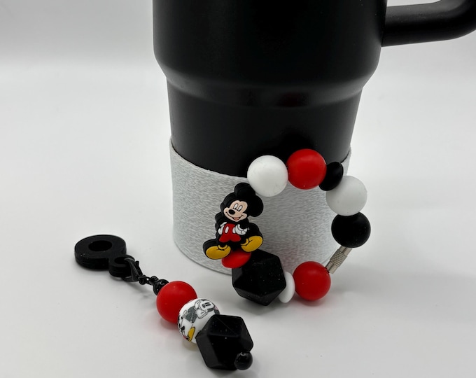 Mouse Ears | Magical Stanley Cup Bracelet: Mickey Mouse Inspired Cup Handle Bracelets | Straw Charm |