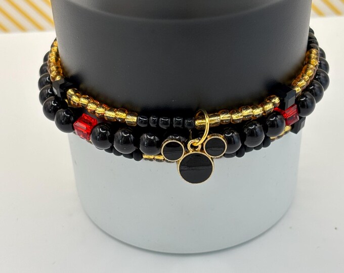 Mouse Ears | Magical Stanley Cup Bracelet: Mickey Mouse Inspired Tumbler Charm