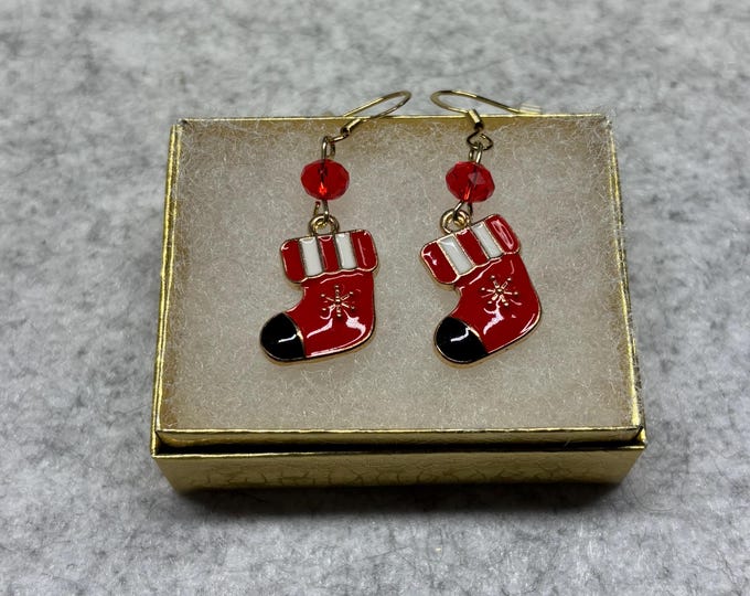 Christmas Earrings | Holiday Earrings | Christmas Earrings  | Christmas Stocking