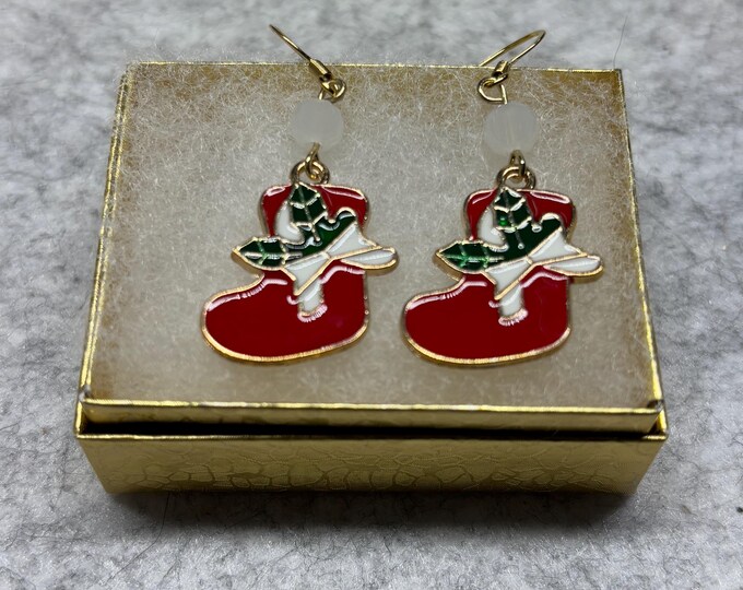 Christmas Earrings | Holiday Earrings | Christmas Earrings  | Christmas Stocking