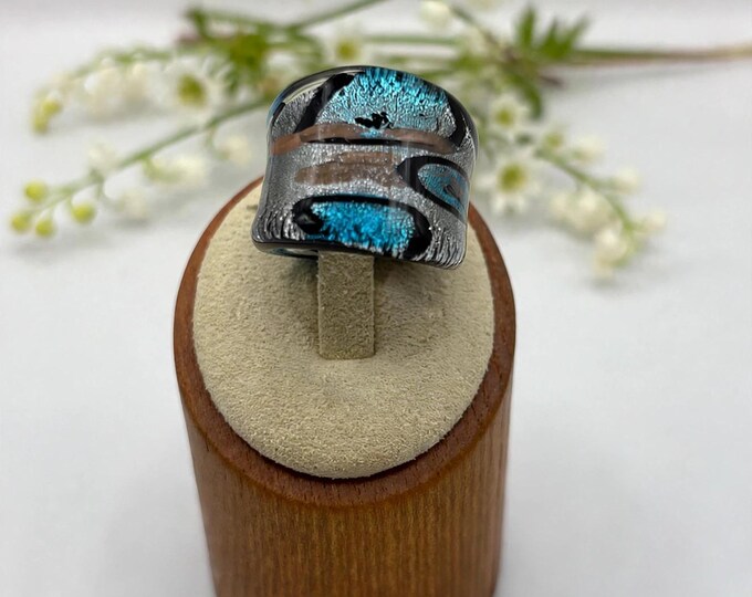 Size 3 | Lampwork Glass Rings | Murano Style Glass Ring  | Statement Ring |