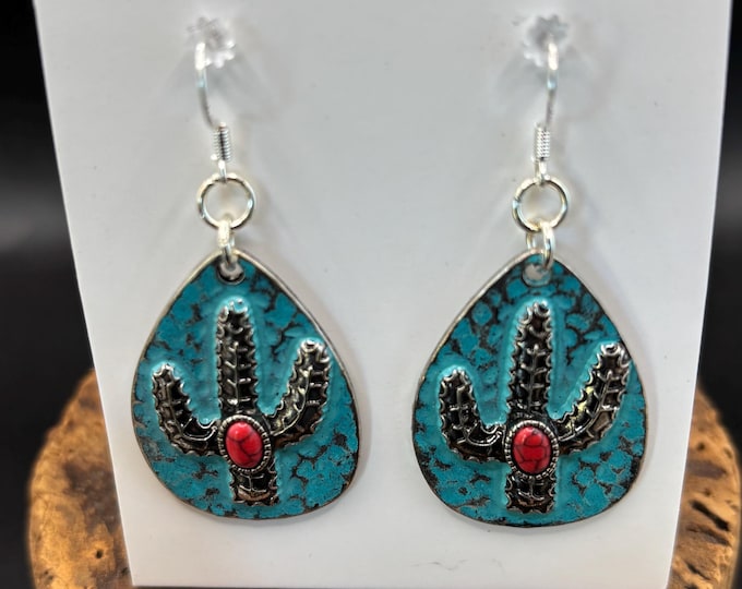 Western Theme  Earrings | Cactus Earrings | Arrowhead Earrings | Steer Earrings | Cowgirl Cowboy Earrings