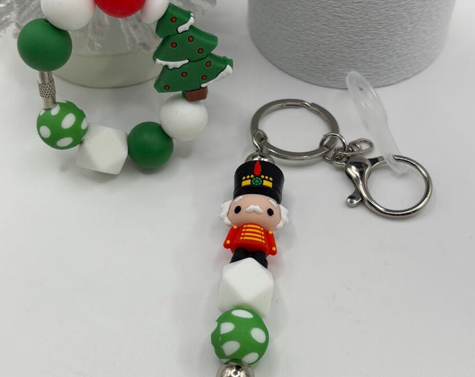 Christmas Nutcracker  Stanley Cup Bracelet:  Cup Handle Bracelet | Straw Charm  |  Holiday