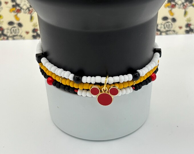 Mouse Ears | Magical Stanley Cup Bracelet: Mickey Mouse Inspired Tumbler Charm