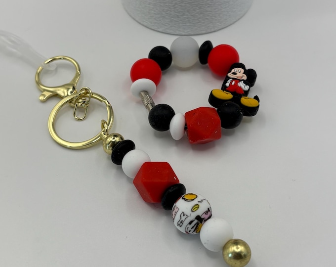 Mouse Ears | Magical Stanley Cup Bracelet: Mickey Mouse Inspired Cup Handle Bracelets | Straw Charm |