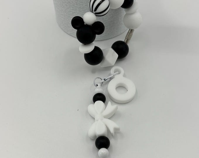 Mouse Ears | Magical Stanley Cup Bracelet: Mickey Mouse Inspired Cup Handle Bracelets | Straw Charm | Purse Bracelet
