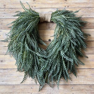 Bead Grass Wreath: Rustic Farmhouse Style, All Seasons Decor