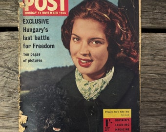 Vintage UK Nov 1956 Picture Post Magazine