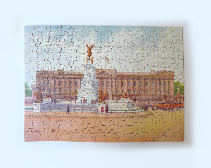 Antique Victory Wood Jigsaw Puzzle of Buckingham Palace Etsy