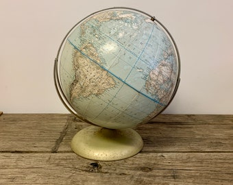 Vintage collectable 1970s Rand McNally Political Globe