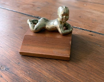 Vintage mid century 1960s French Best Baby figurine Trophy