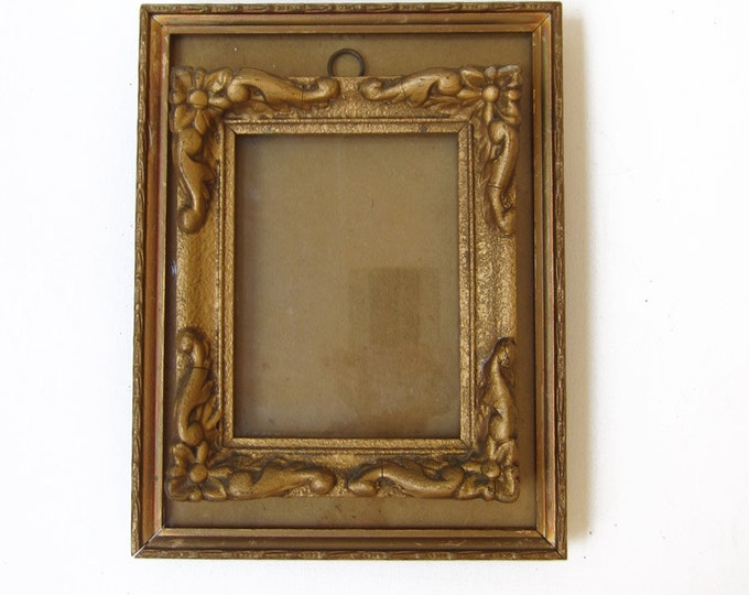 Vintage 1940s Plaster Gilt Frame and Gold Wood Frame Etsy