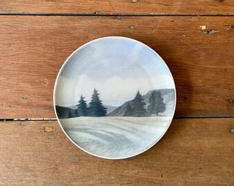 Vintage rare collectable Rosenthal art Bavaria porcelain wall plate, 1910