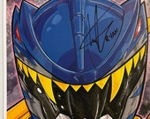 Power Rangers: Cosmic Fury Dino Charge Dark Ranger ***Signed by actor Ryan Carter***
