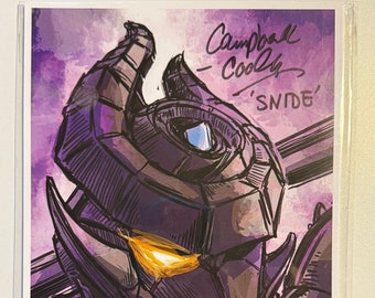 Power Rangers Dino Charge :  Snide  ***Signed by the Actor Campbell Cooley ***