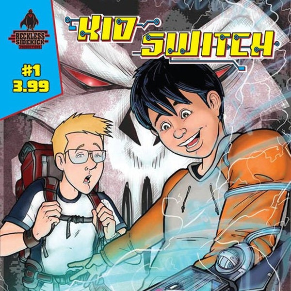 Issue #1 of "Kid Switch" a sci-fi adventure comic.