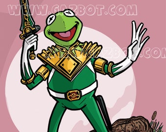 Power Rangers X Muppets: Kermit the Frog as the Green Ranger