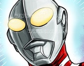 Ultraman Great Art Print: Tokusatsu Series, Australian Ultraman