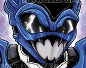 Power Rangers: In Space- Psycho Blue Ranger