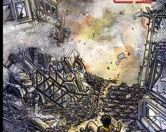 Issue #2 of "The Horror A4" my Independent Kaiju (giant monster) comic. 28 pages