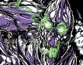 The Horror A4 Kaiju Art Print #2