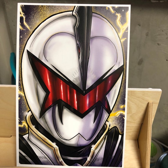 パワーレンジャー: ダイノサンダーホワイト - Etsy 日本