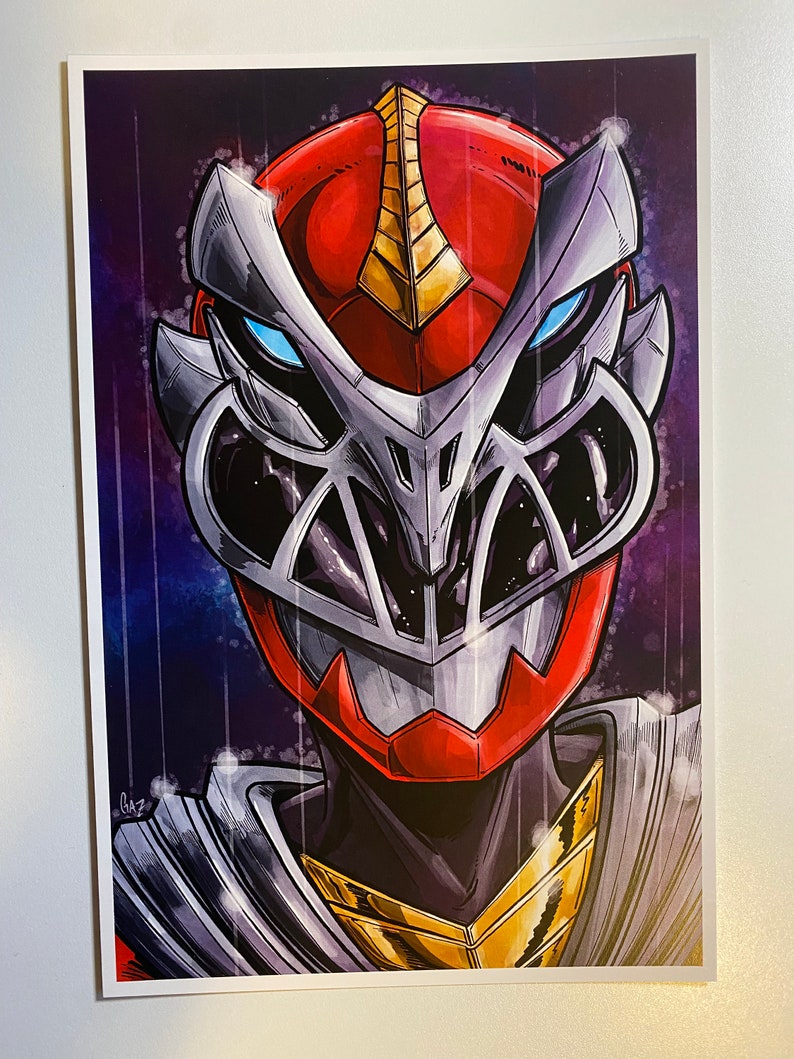 Power Rangers: Cosmic Fury Red Ranger - Etsy