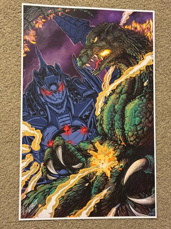 Godzilla Vs Dragonzord - Etsy