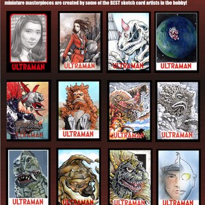 Error Ultraman Sketch Card of kaiju Jirass image 5