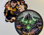 The Horror A4 - Kaiju and Boots  - Sticker set