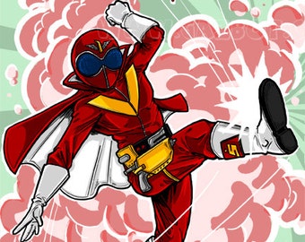 Super Sentai Gorangers : Aka Ranger