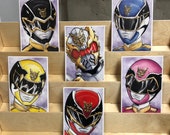 Power Rangers Megaforce AKA Goseiger : set of 6