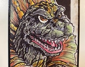Error* Ultraman Sketch Card of kaiju Jirass