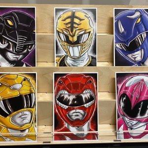 Mighty Morphin Power Rangers (white rangers ver): set of 6