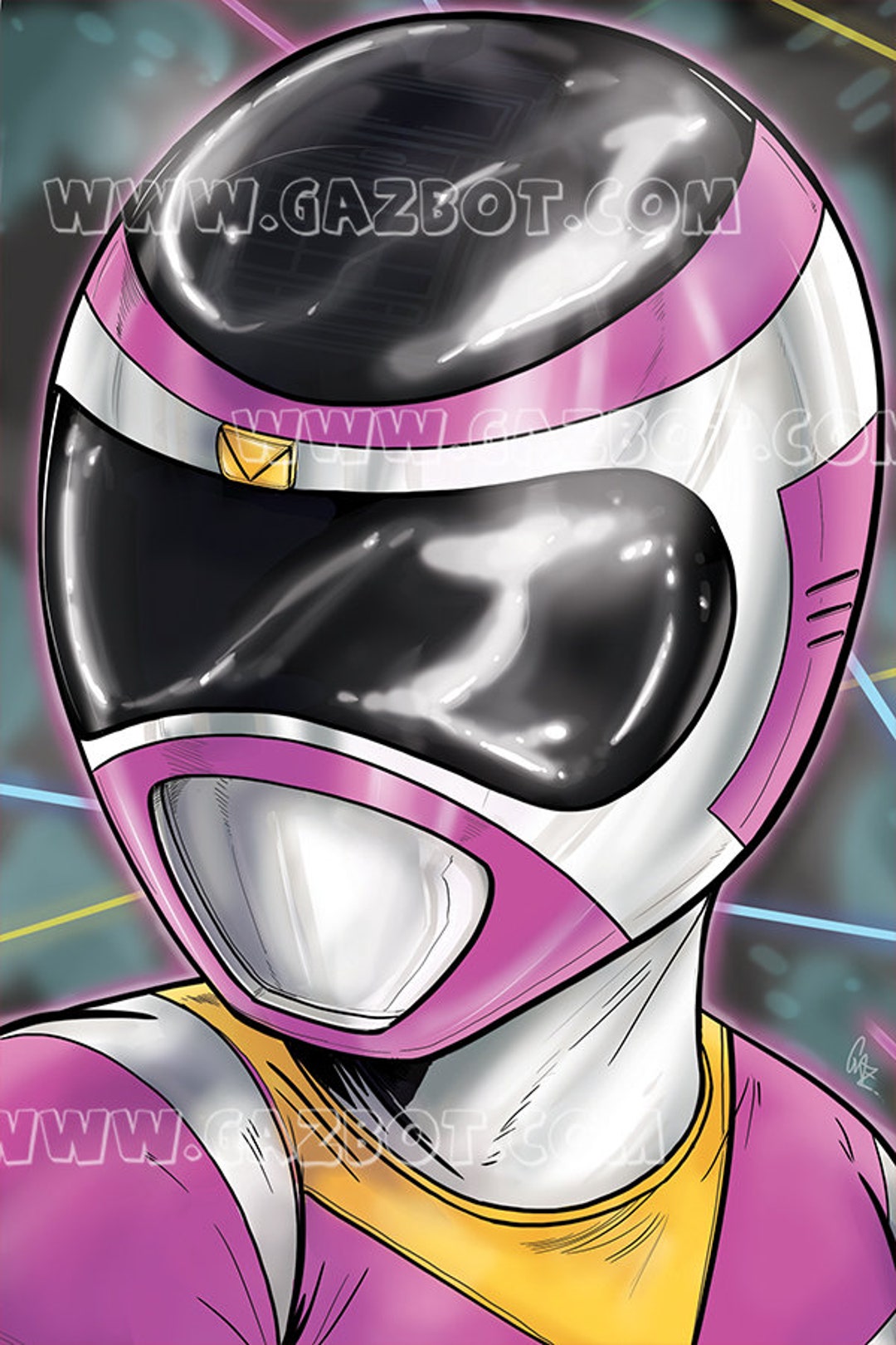 Power Rangers: in Space- Pink Ranger - Etsy Power Rangers: in Space- Pink Ranger - Etsy
