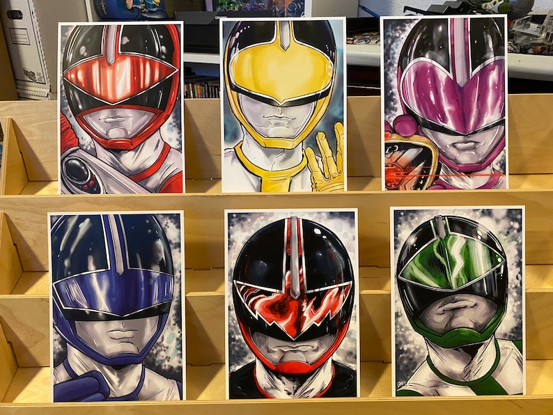 Power Rangers Time Force AKA Time Ranger : Set of 6 - Etsy