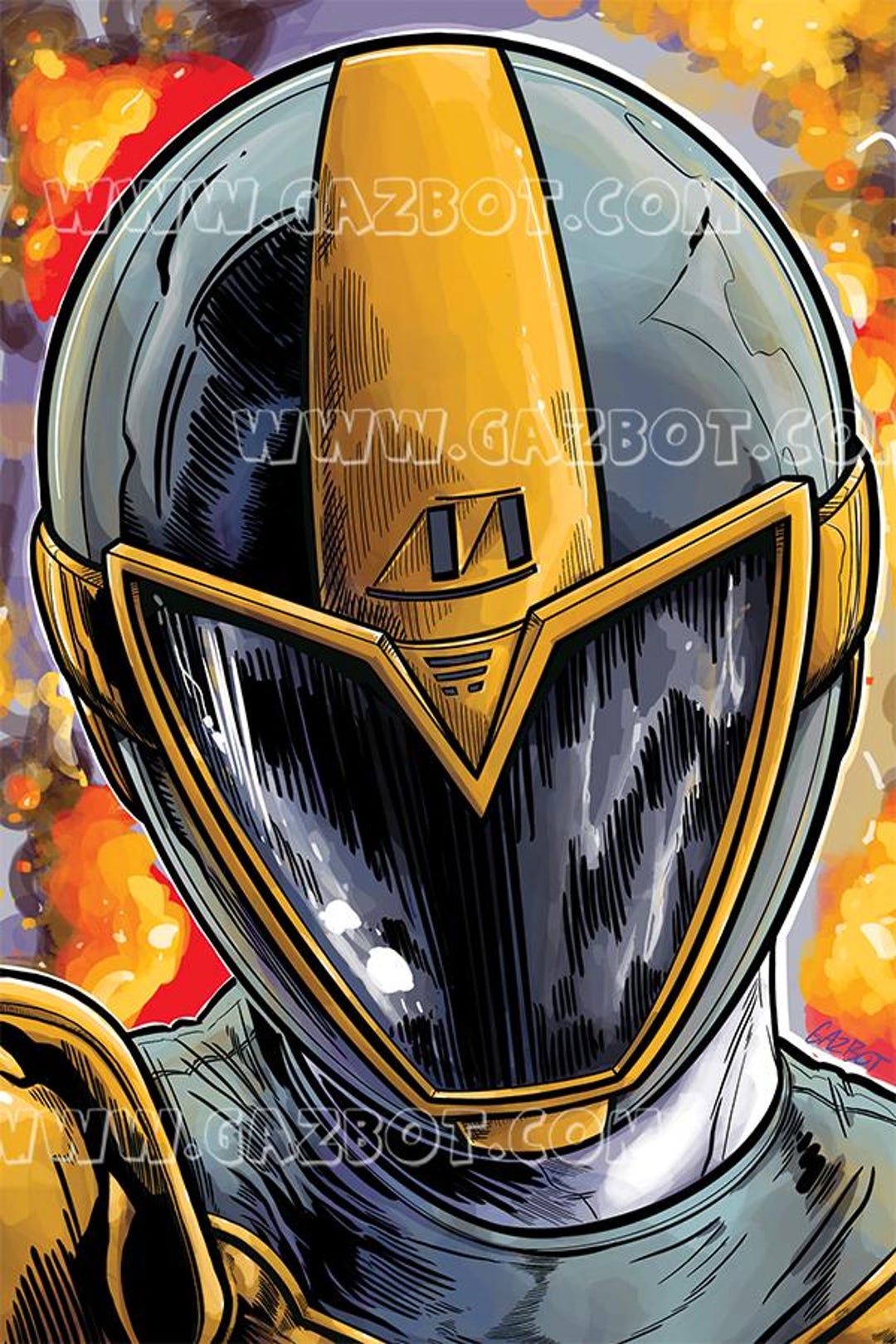Titanium Rnager Power Rangers: Lightspeed Rescue Titanium Ranger - Etsy