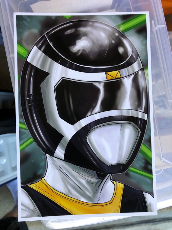 Power Rangers: in Space- Black Ranger - Etsy