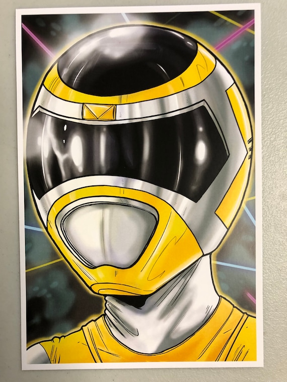 Power Rangers: in Space- Yellow Ranger - Etsy