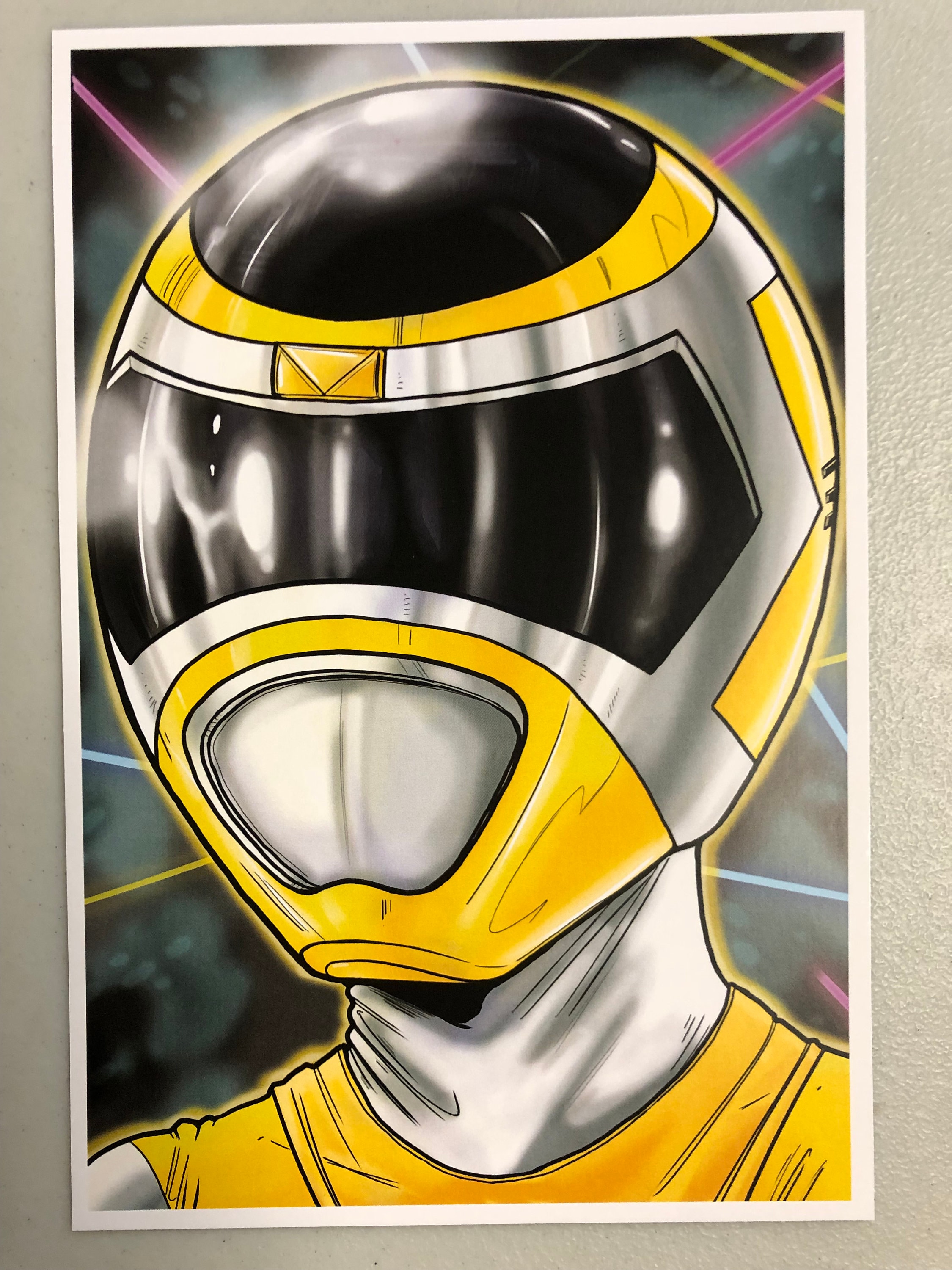 Power Rangers: in Space- Yellow Ranger - Etsy