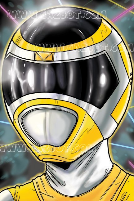 Power Rangers: in Space- Yellow Ranger - Etsy