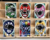 Power Rangers Turbo AKA Carranger  : set of 6