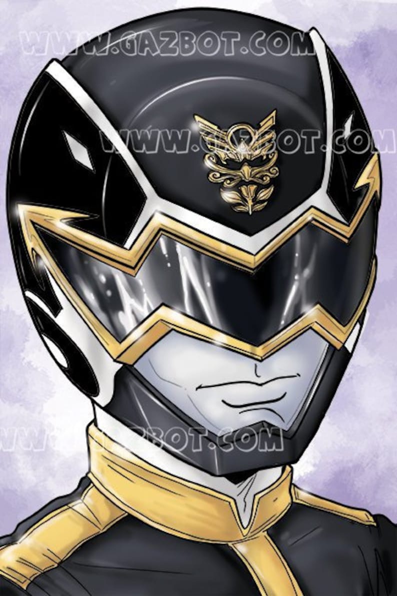 Power Rangers: Megaforce Black Ranger | Etsy