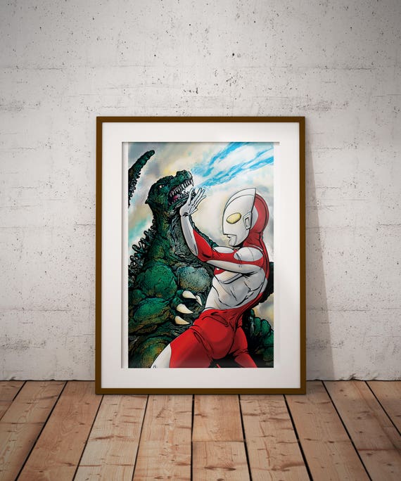 ウルトラマン対ゴジラ - Etsy 日本