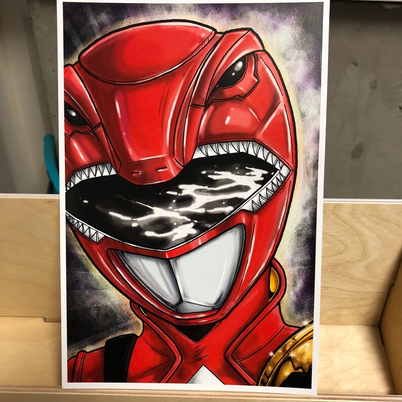 Power Rangers: Shattered Grid - Red Sentry - Etsy