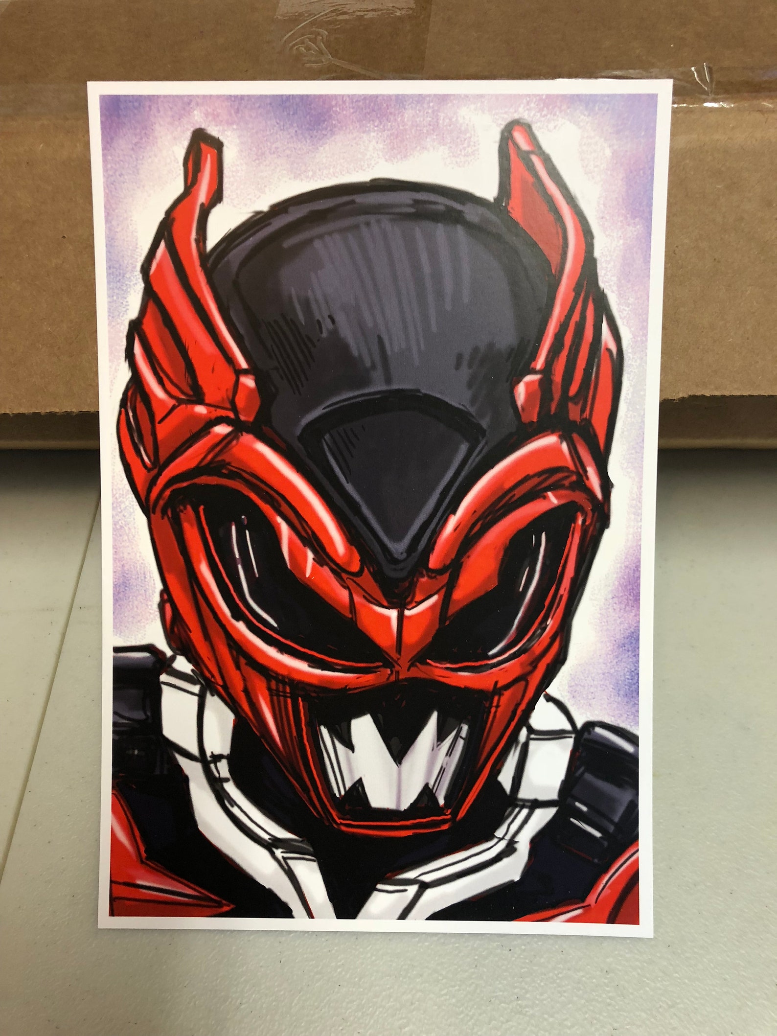 Power Rangers: in Space- Psycho Red Ranger - Etsy