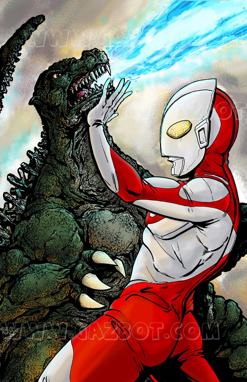 Godzilla ultraman vs Ultraman VS