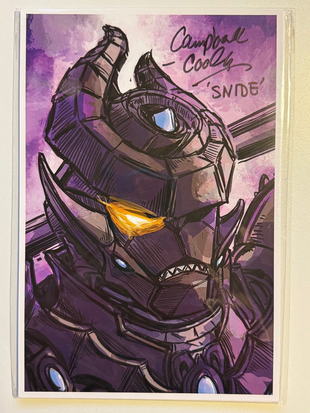 Power Rangers Dino Charge : Snide ***signed by the Actor Campbell ...