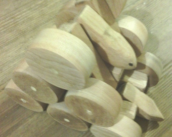juguete serpiente de madera